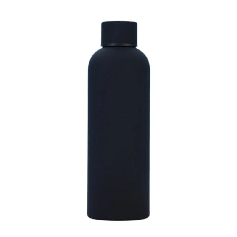 Bidon, butelka termiczna 500ML, stal nierdzewna z powłoką SOFT TOUCH czarny BD46CZ