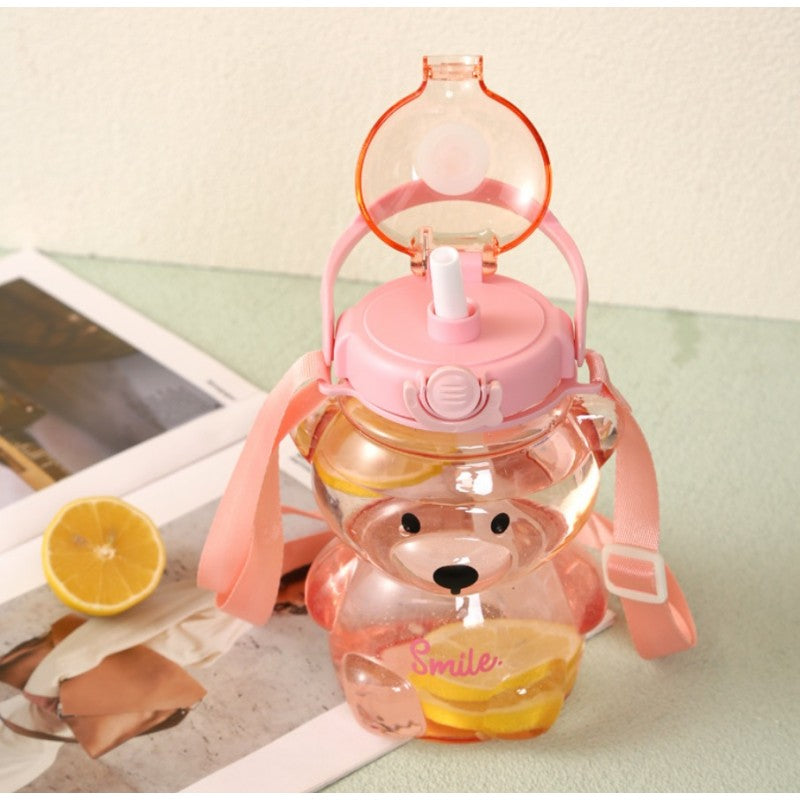 Butelka na wodę z uchwytem SWEET BEAR VIOLET 1000 ML BD26