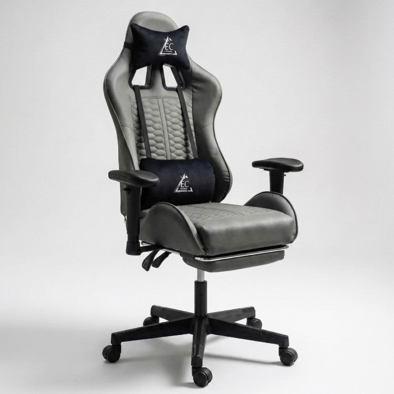 Fotel gamingowy obrotowy EvoChair z masażerem i regulowanymi podłokietnikami KO45SZ