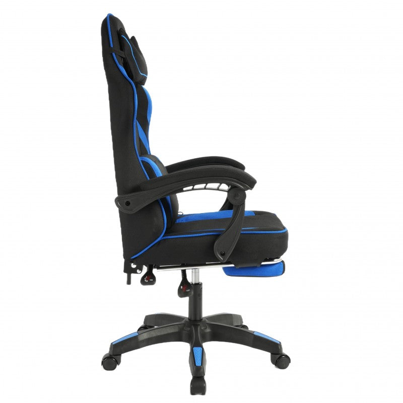 Fotel gamingowy obrotowy VECTOR z masażerem i podnóżkiem KO48N