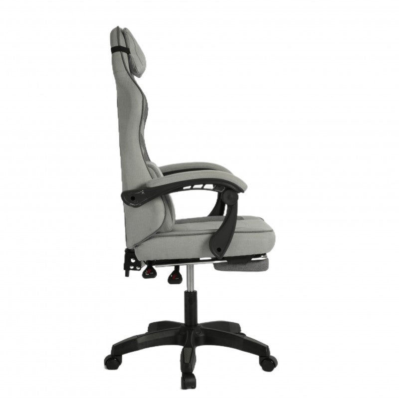 Fotel gamingowy obrotowy VECTOR z masażerem podnóżkiem KO48SZ