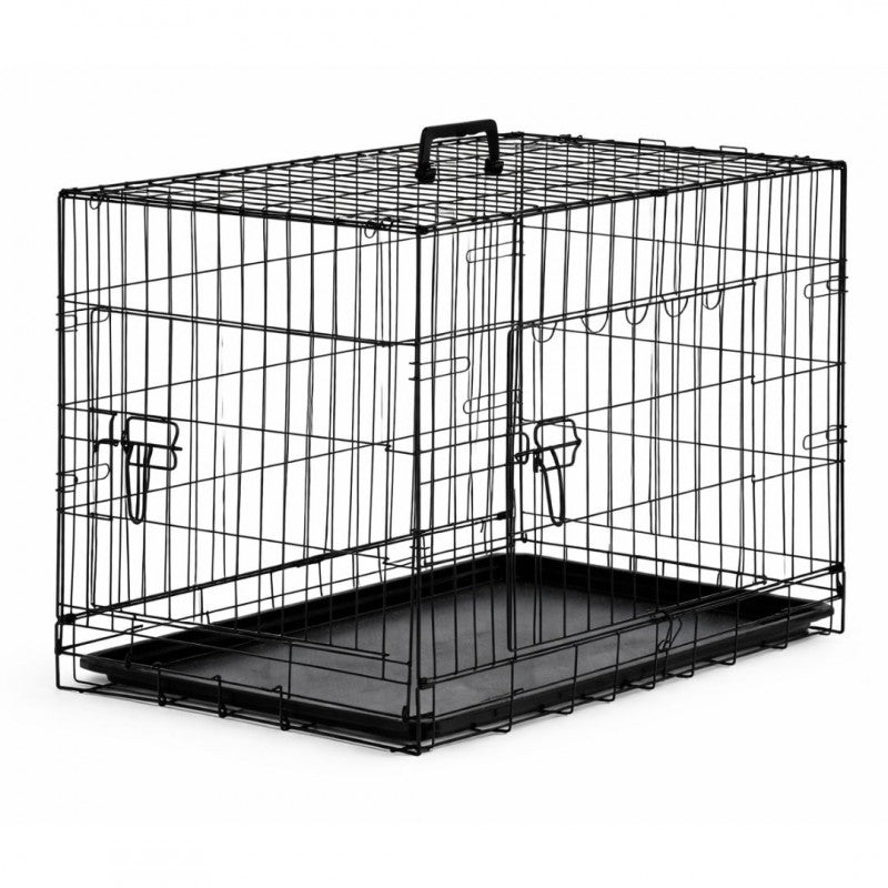 KLATKA KENNELOWA METALOWA KOJEC Transporter dla PSA KOTA, L 91x60x67cm KOT33
