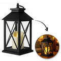 Lampion dekoracyjny LED z imitacją świecy 14 x 30 cm - LAMP56WZ1