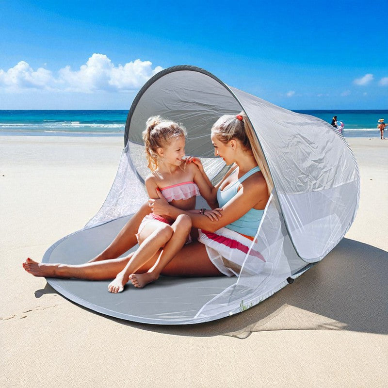 Namiot plażowy, przewiewny parawan, składany w pokrowcu 200x120cm AR15SZ