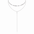 NASZYJNIK CHOKER wpadający Z DIAMENCIKIEM N537S