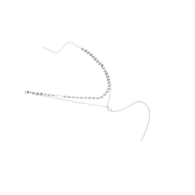 NASZYJNIK CHOKER wpadający Z DIAMENCIKIEM N537S