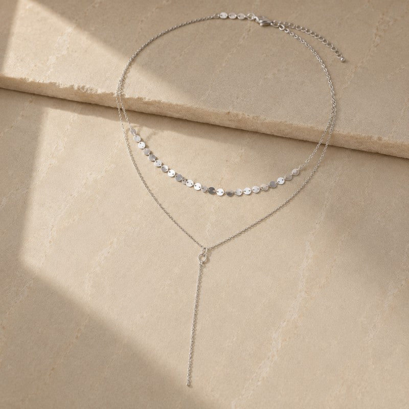 NASZYJNIK CHOKER wpadający Z DIAMENCIKIEM N537S