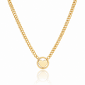 Naszyjnik stal chirurgiczna pozłacana 14k gold NST1351