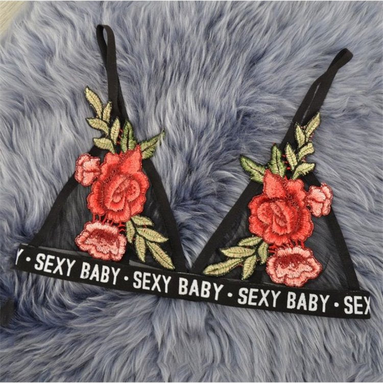 Ozdobny Top róże SEXY BABY rozmiar s