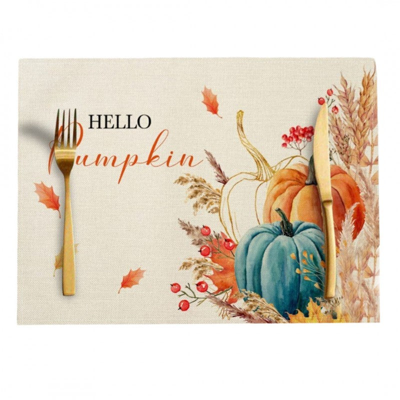 Podkładka na stół Jesienny Wzór Hello Pumpkin 30x45 cm prostokątna MP49