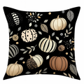 Poszewka na poduszkę 45x45cm piękny druk jesień, dynie - POD242