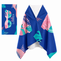 Ręcznik plażowy, na basen niebieski HELLO SUMMER 150x70 REC54WZ9