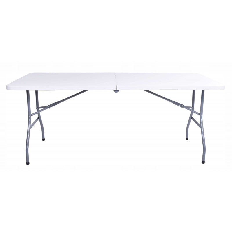Składany stół cateringowy, turystyczny, do ogrodu 70 x 180 cm biały SC02
