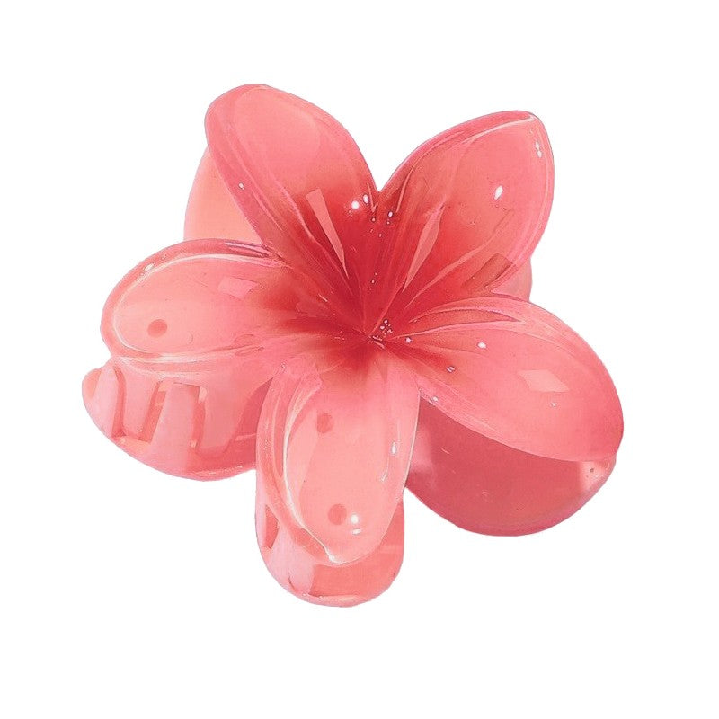 Spinka do włosów klamra XL kwiat ombre 7x8cm SP269R