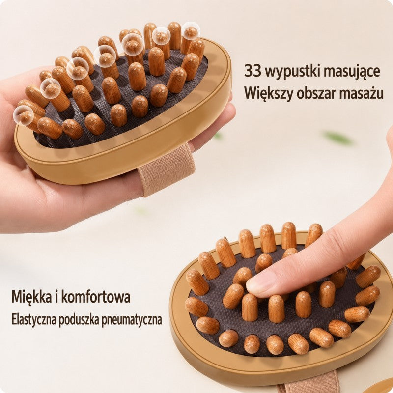 Szczotka do masażu, do ciała 8,2 x 7,5 x 10,8cm SCZ23