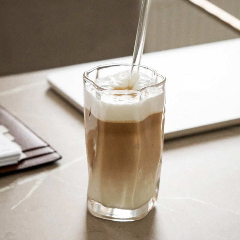 Szklanka 275ml Falowana 1 szt do kawy latte long drinków SZK199