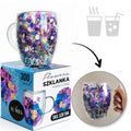 Szklanka termiczna z kwiatami w środku 300ml 1szt SZK194
