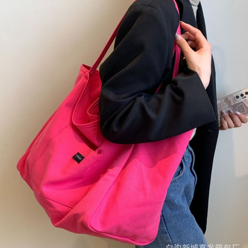 Torba materiałowa minimalistyczna duża TP15F