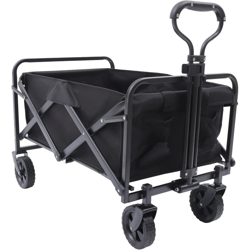 Wózek transportowy składany, metalowy, przyczepka ogrodowa 72x47x68-87cm AR07CZ