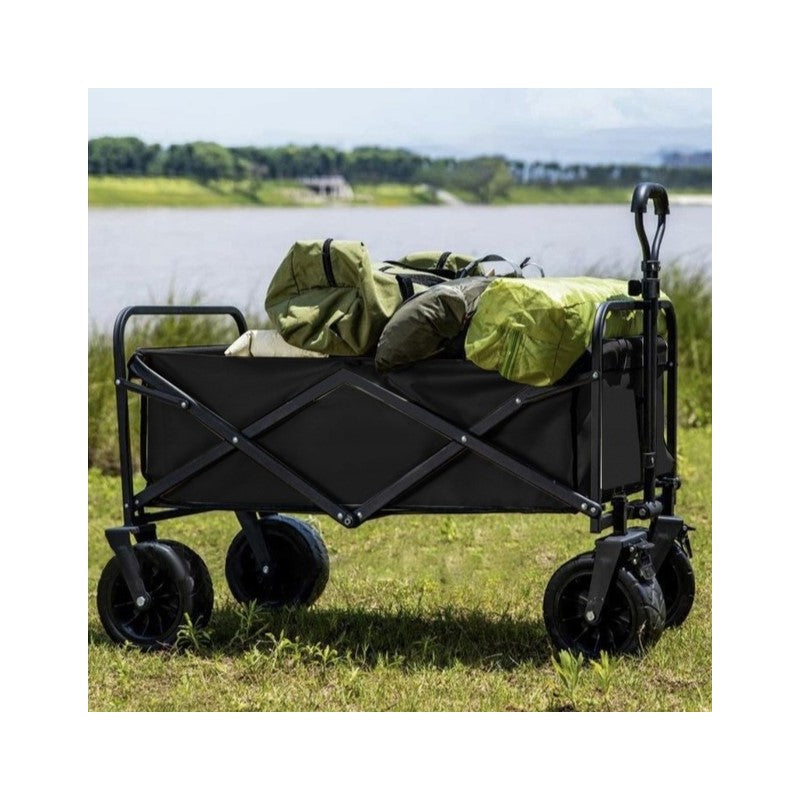 Wózek transportowy składany, metalowy, przyczepka ogrodowa 72x47x68-87cm AR07CZ