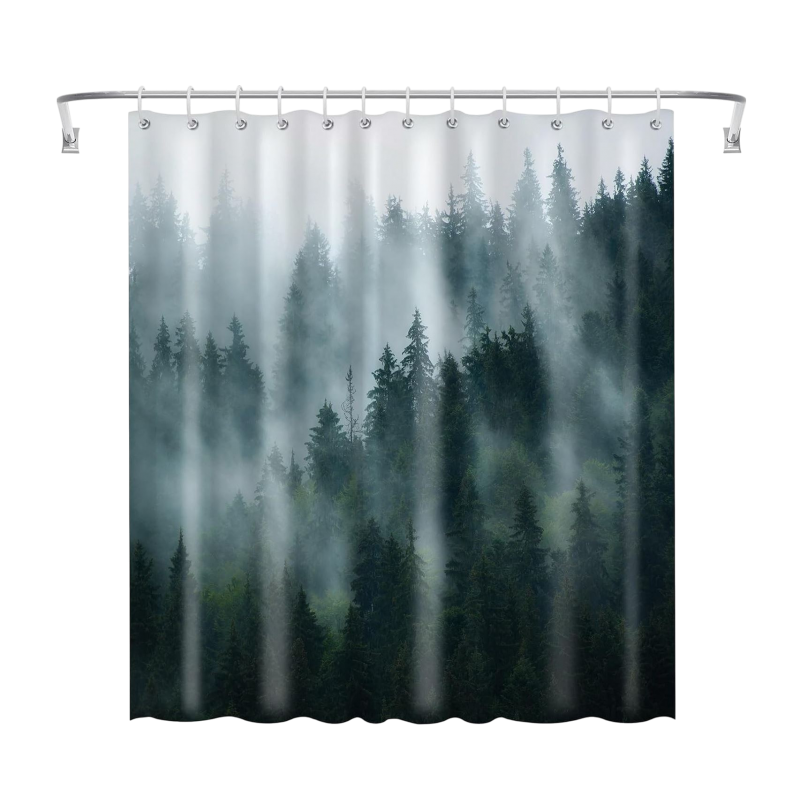 Zasłona prysznicowa, kurtyna z wydrukiem 3D, wodoodporna 200x180 cm ZPR21