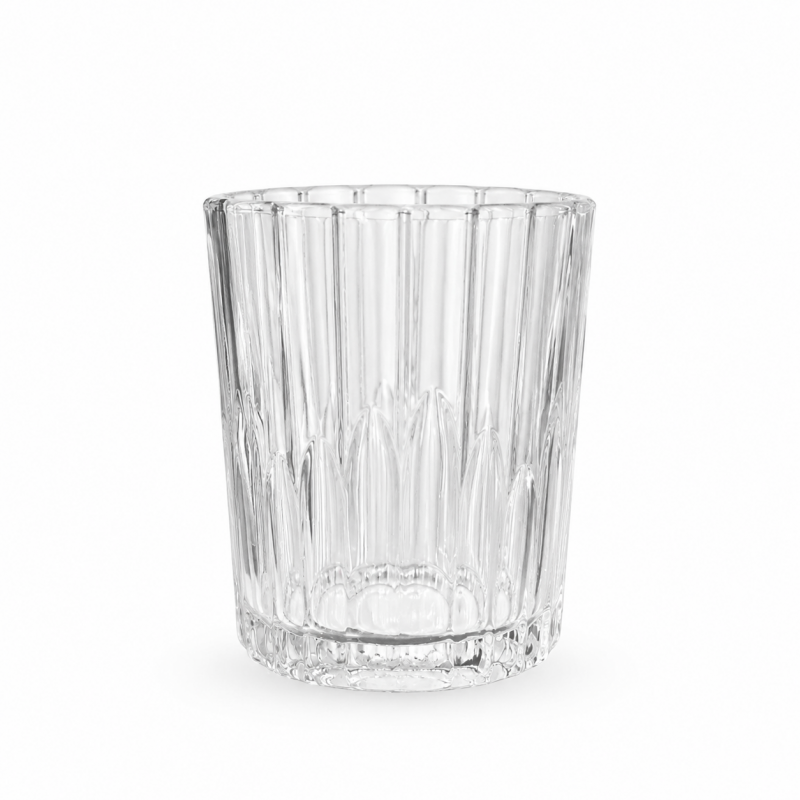 Zestaw 6 szt szklanek ryflowanych do latte, napojów, drinków 210ml SZK224ZESTAW6